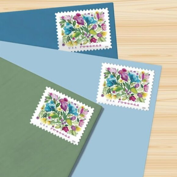 Celebration Blooms 2024 (Sheet of 1000) First-Class Mail Forever Postage Stamps - Picture 3 of 6